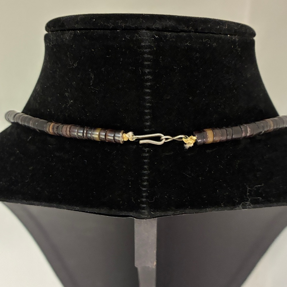 Vintage Zuni Turquoise Bear Fetish Necklace - Picture 6 of 6
